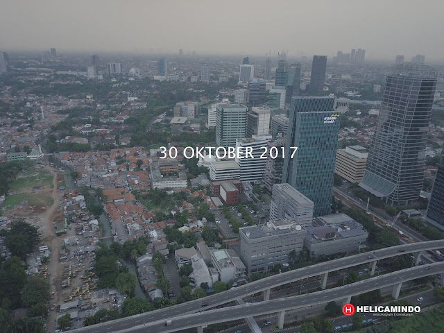 Foto Udara Jakarta Kawasan Kuningan Tahun 2017