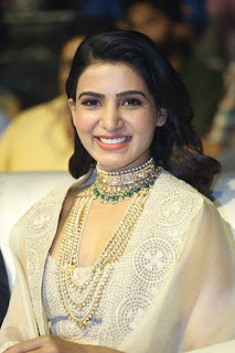 Samantha Akkineni Beautiful Pics In White Ghagra