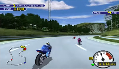 Moto Racer 2 PS1 racing superbikes