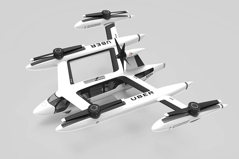 Uber revela el diseño de su nuevo concepto de vehículo volador que estaría operativo en 2023