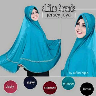 hijab renda jersey joya