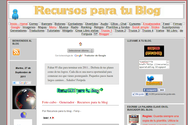 ¿Necesitas recursos para tu blog?