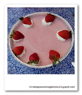 Mousse de fresas con mascarpone