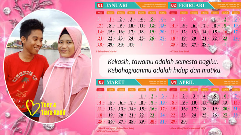 Konsep 47 Desain  Kalender  Jawa