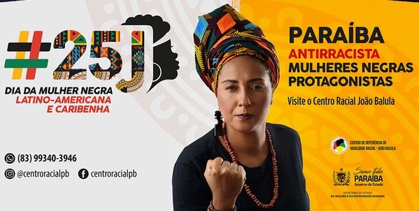 Governo da Paraíba lança campanha para lembrar a resistência das mulheres negras