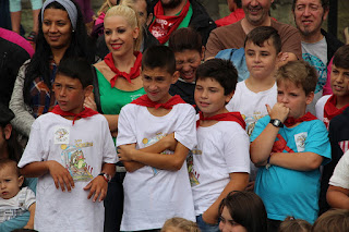 Carrera proeuskera y actividades infantiles en las fiestas de Rontegi