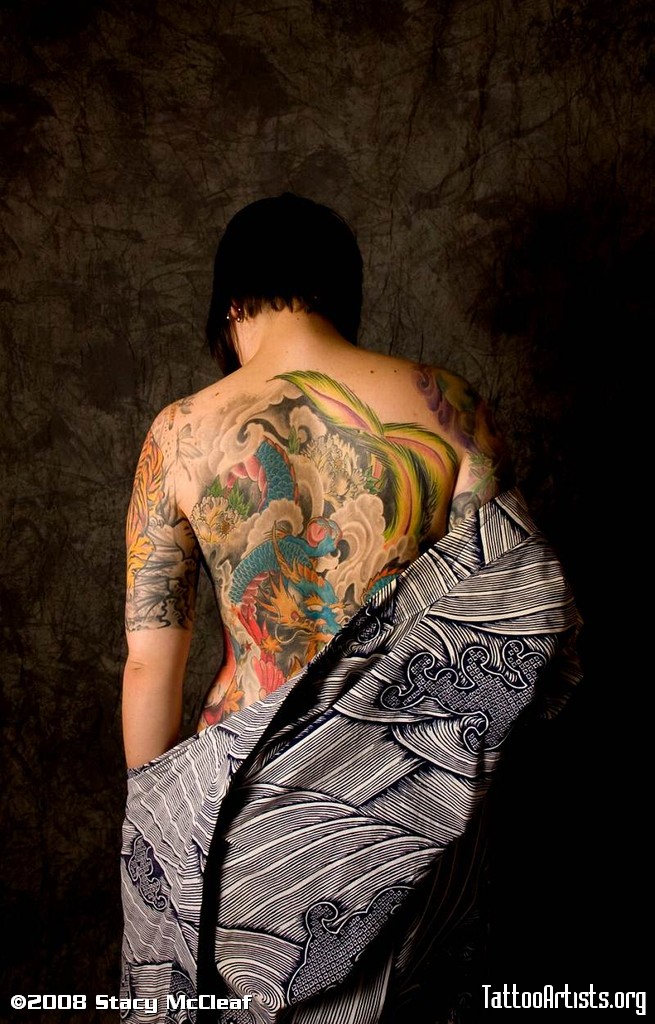 Japanese Tattoo Full Color Upper Or Lower Back