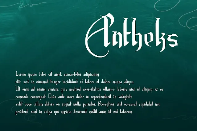 Antheks Blackletter Font