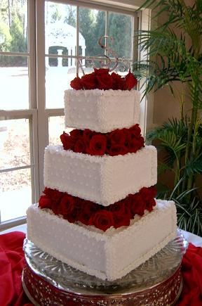 Homemade Wedding Cakes With Fresh Flowers