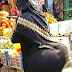 Last week i saw This woman in Kariakoo market Dar es salaam..just imagine when she does not wear  baibui ... check more photos here =>