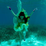 Underwater images for Vogue magazine