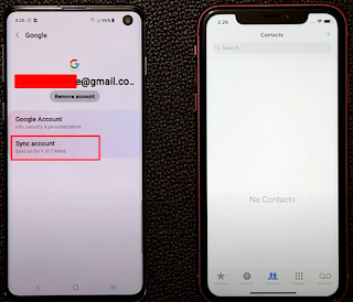 how to transfer contacts from android to iphone