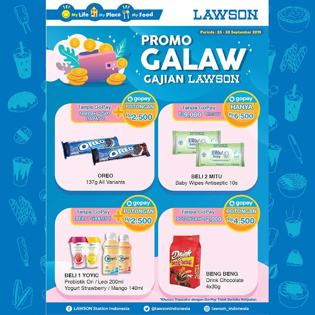 #Lawson - #Promo GALAW Gajian Lawson Periode 25 - 30 Sept 2019
