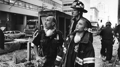 NY Fireman at Ground Zero, September 11, 2001