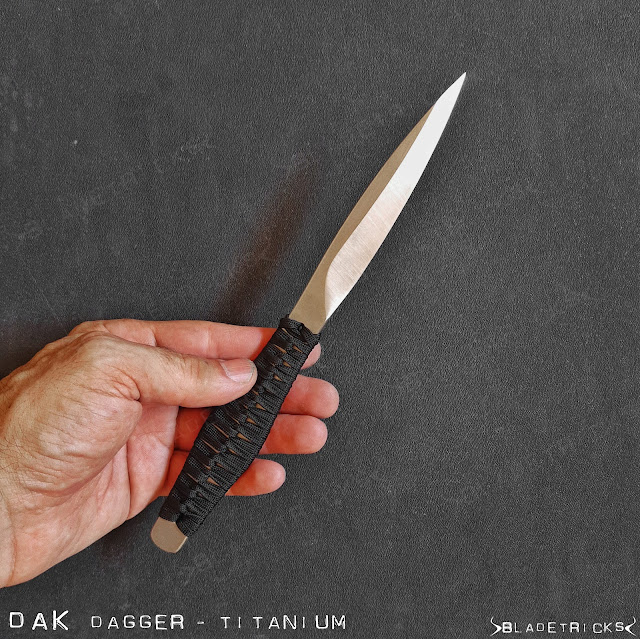 custom titanium tactical dagger