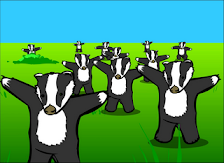 Badgers from the 'Badgers' Animation by TheWeebl
