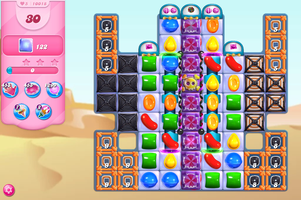 Candy Crush Saga level 10018