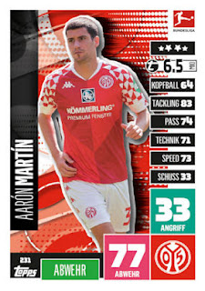 Topps Match Attax Bundesliga 2020-2021 1.FSV Mainz 05 Set