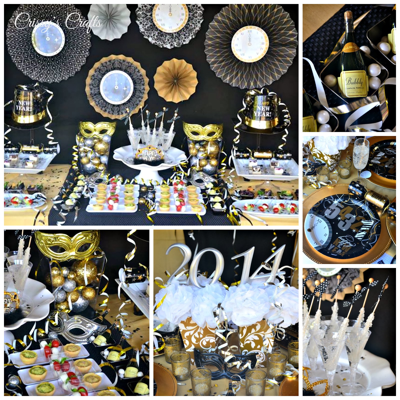 Crissy s Crafts New  Years Eve Party  Ideas 