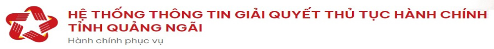 Dịch vụ công tỉnh Quảng Ngãi