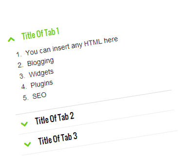 Blogger shortcode Accordion