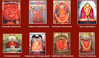 Picture of 8 Ashtavinayak Temples of Ganesha