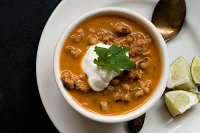 black-eyed pea and chorizo soup