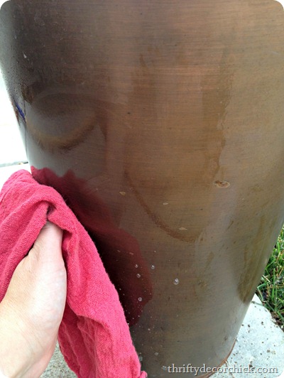 prepping metal for spray paint