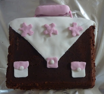 gâteau cartable rigolo