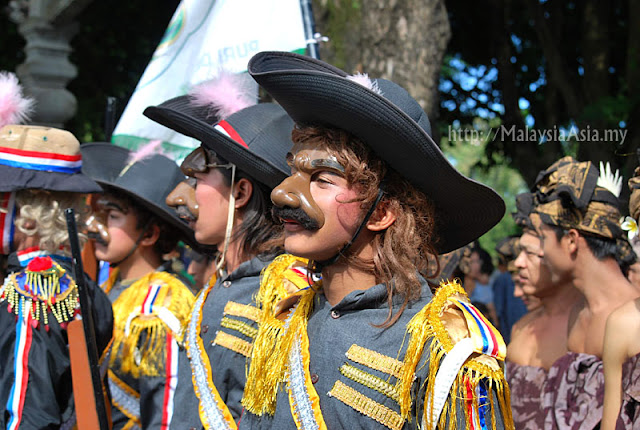 Festival of people and tribes in Indonesia