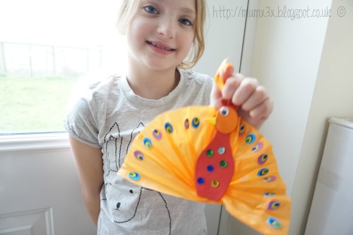 Peacock decorations for kids arts and crafts (review)