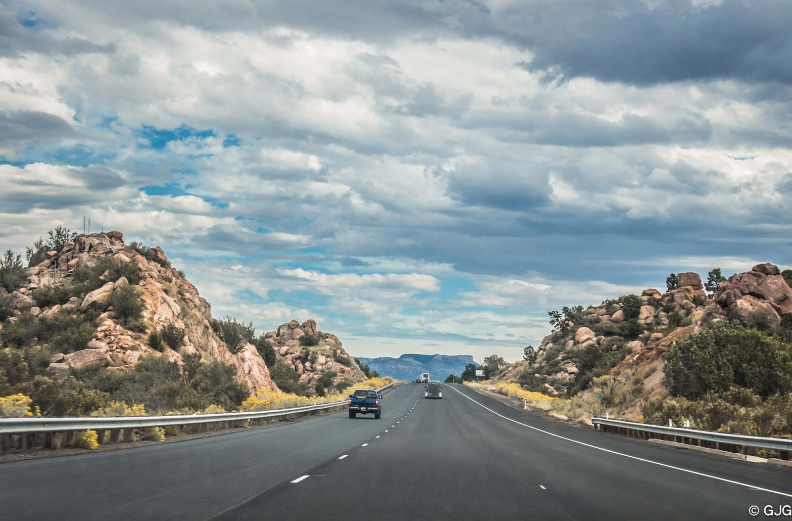 Scenic Road Views To the Grand Canyon Arizona, USA