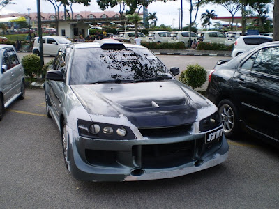 Proton Wira custom Evo 9 Gialla