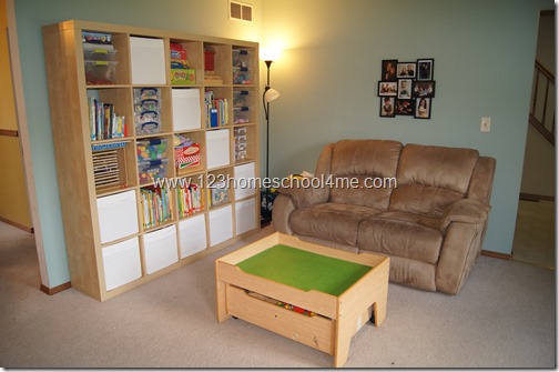 homeschool room makeover