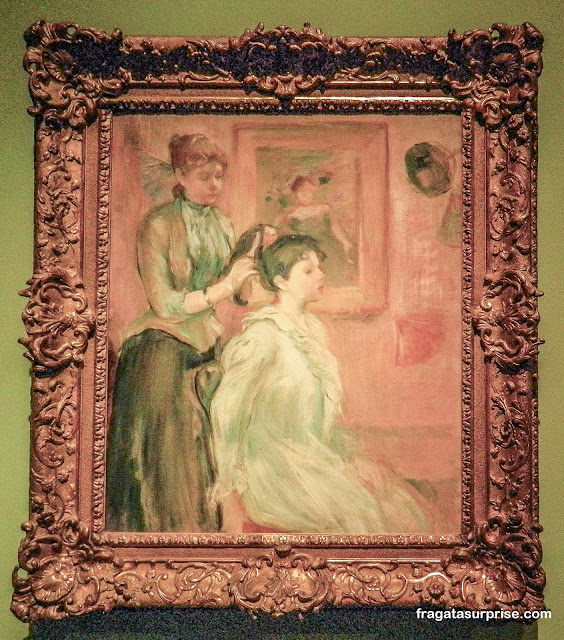 "O Penteado" de Berthe Morisot no Museu Nacional de Belas Artes de Buenos Aires