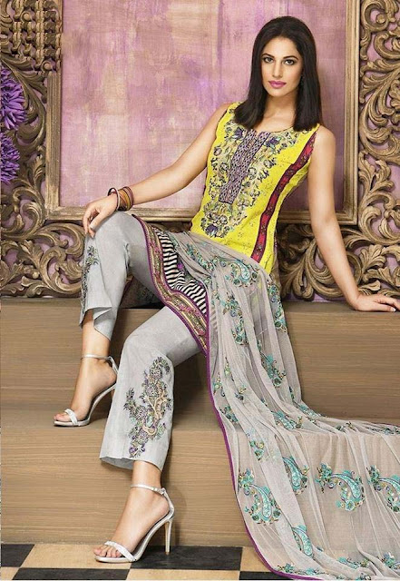 asim jofa lawn collection 2013