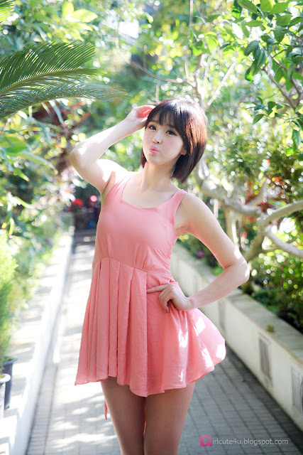4 Choi Byeol Ha in Pink -Very cute asian girl - girlcute4u.blogspot.com