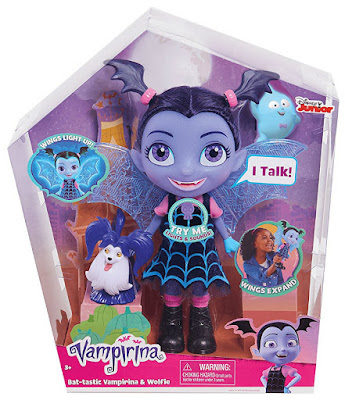 VAMPIRINA Muñeca Vampirina Parlanchina  Bat-Tastic Vampirina & Wolfie  Producto Oficial Disney Junior 2018 | Bandai 78040 | A partir de 3 años  COMPRAR ESTE JUGUETE 