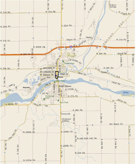 Map-LaSalle County, IL-Ottawa City