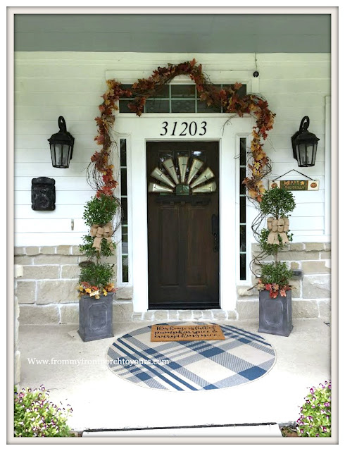 Fall-Entryway-Topiary-Porch-From My Front Porch To Yours