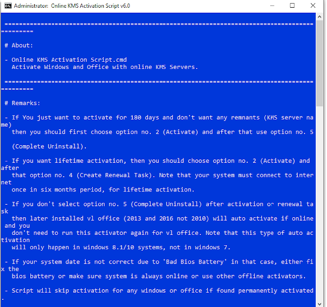 Activation KMS Script v6.0