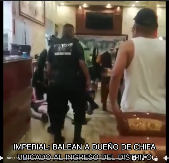 CAÑETE: IMPERIAL DISPARAN A DUEÑO DE CHIFA 