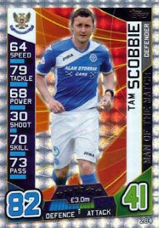 Topps Match Attax SPFL 2016-2017 St. Johnstone Set