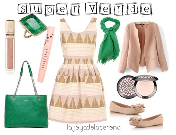 verde y más rosa