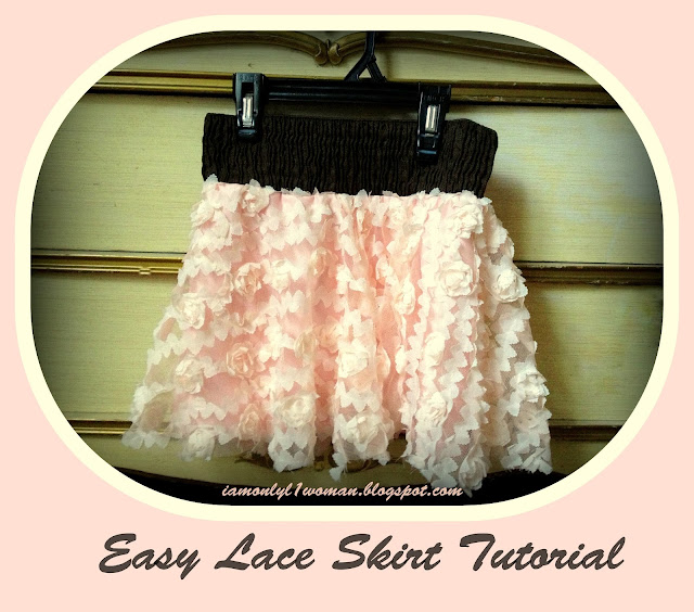 pink flower lace chiffon girls skirt