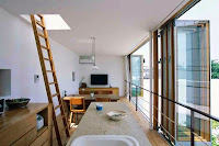 Courtyard House Design Plan Boasts A Triangular Shape with Every Room Inside Overlooking Courtyard House Design Plan Boasts A Triangular Shape with Every Room Inside Overlooking