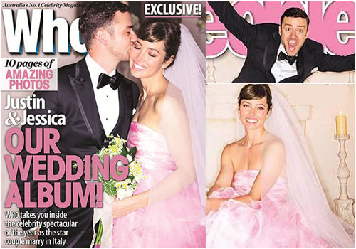 Justin Timberlake and Jessica Biel Wedding Photos