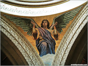 Mosaico Ángel Interior Stanford Memorial Church