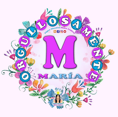 Nombre María - Carteles para mujeres - Día de la mujer