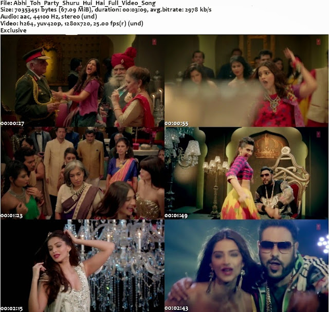 Abhi Toh Party Shuru Hui Hai - Khoobsurat (2014) Full Video Song 1080p HD